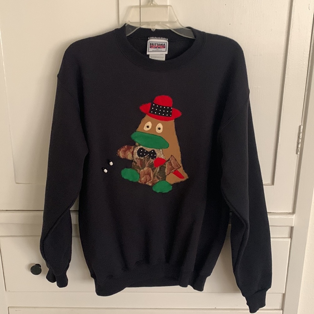 Vintage Brittania by Levi Strouss black Crewneck sweatshirt size M